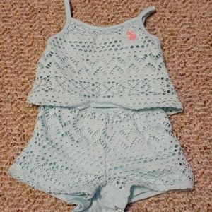 Turquoise US Polo Assn Romper